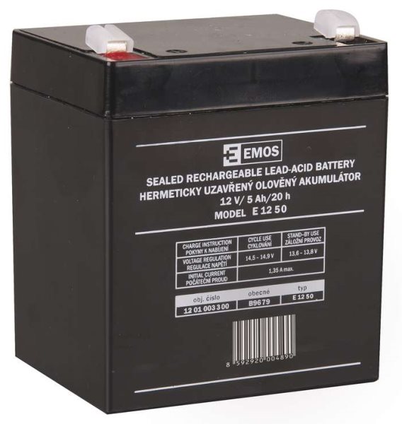 Univerzální SLA 12 V 5 Ah – Baterie do UPS